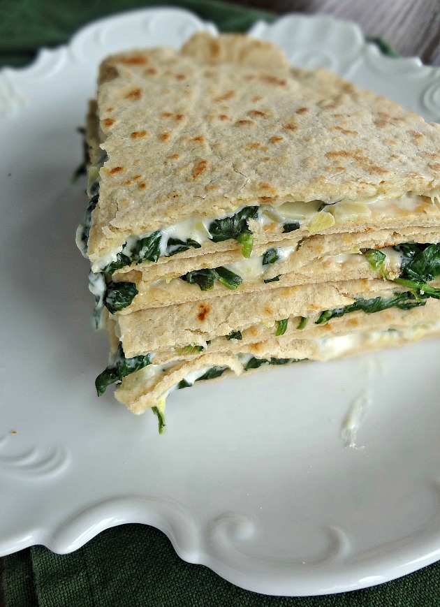 Spinach & Artichoke Quesadillas Spinach & Artichoke Quesadillas