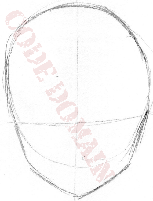 code domain: Cara menggambar Muka Anime