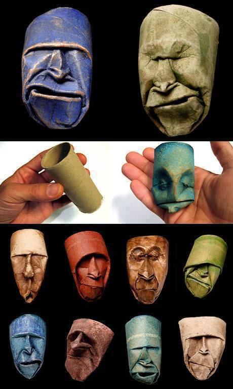 30 Of The World's Most Incredible Sculptures That Took Our Breath Away - Toilet paper roll sculptures