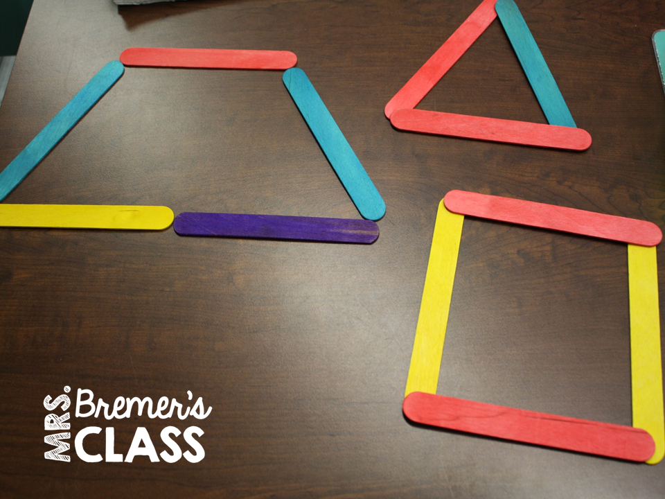 Geometry with 2D Shapes and their Attributes {freebie!} | Mrs. Bremer's