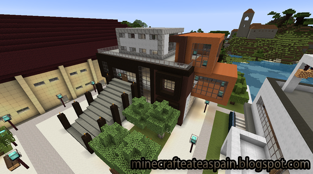 casa mas moderna de minecraft