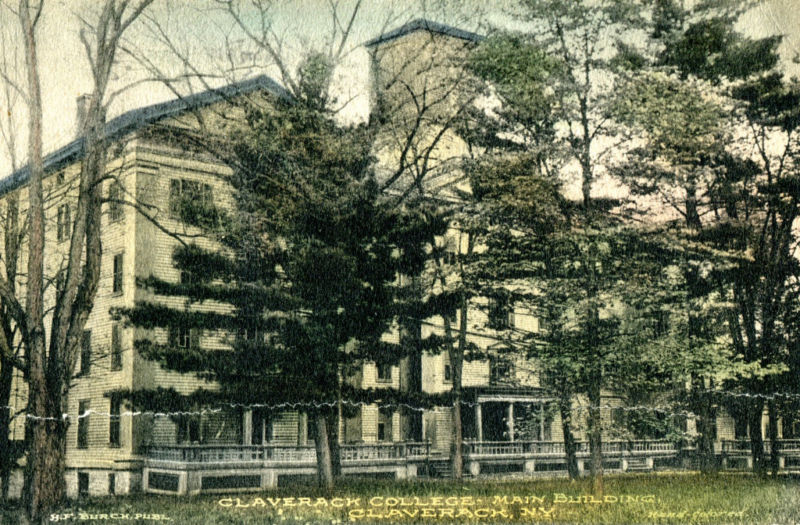 Old Pictures of Columbia County NY Claverack College Main Building