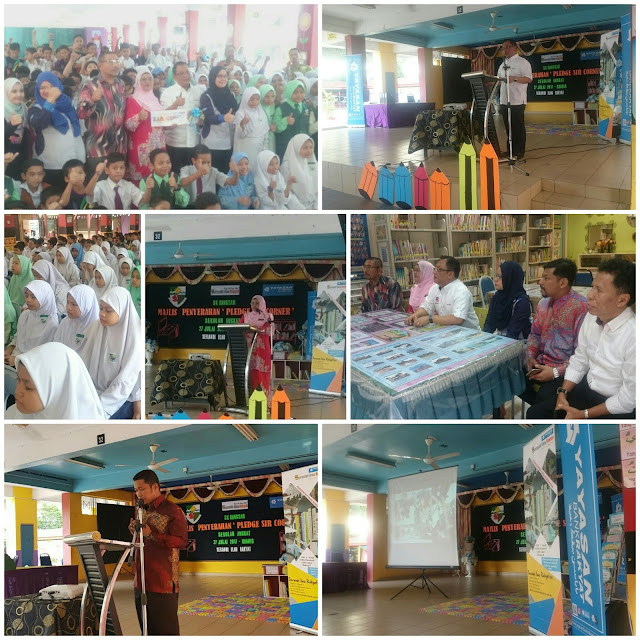 PUSAT SUMBER SEKOLAH MAJLIS PENYERAHAN ‘PLEDGE SIR CORNER’ BANK RAKYAT