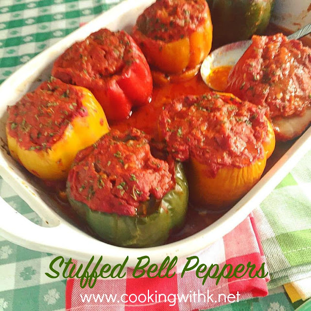 Stuffed Bell Peppers + a Low Carb Option {Granny's Recipe}