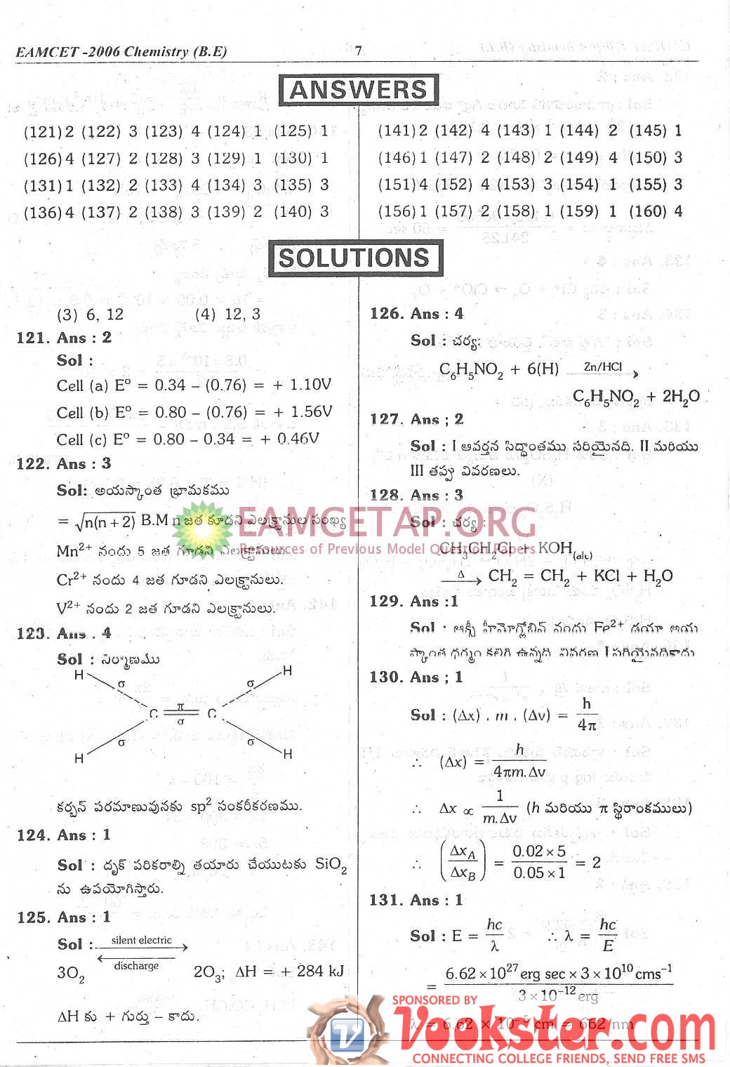 EAMCETAP 2012 Syllabus, Model Previous Questions Papers Free Download
