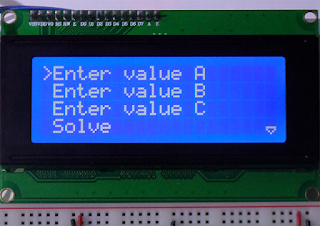 Текстовое меню для Ардуино на ЖК дисплее и энкодере вращения