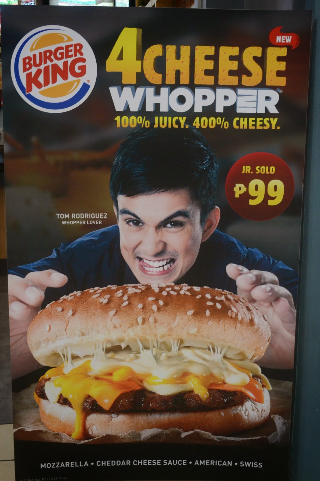 FOOD FINDS Burger King's 4Cheese Whopper