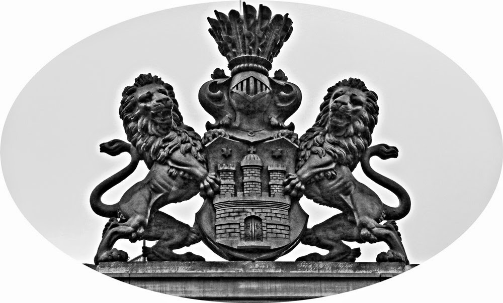 Großes Hamburger Staatswappen, Hamburg Wappen schwarz weiss