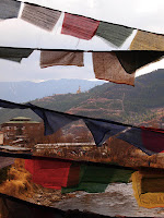 Buddha point from the wooden bridge - Thimphu