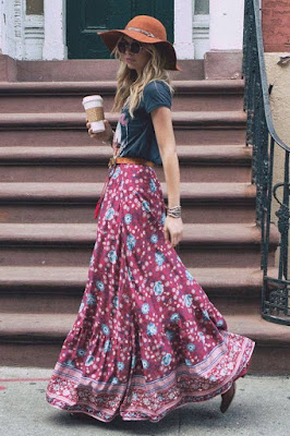 Faldas largas de moda Faldas largas de moda
