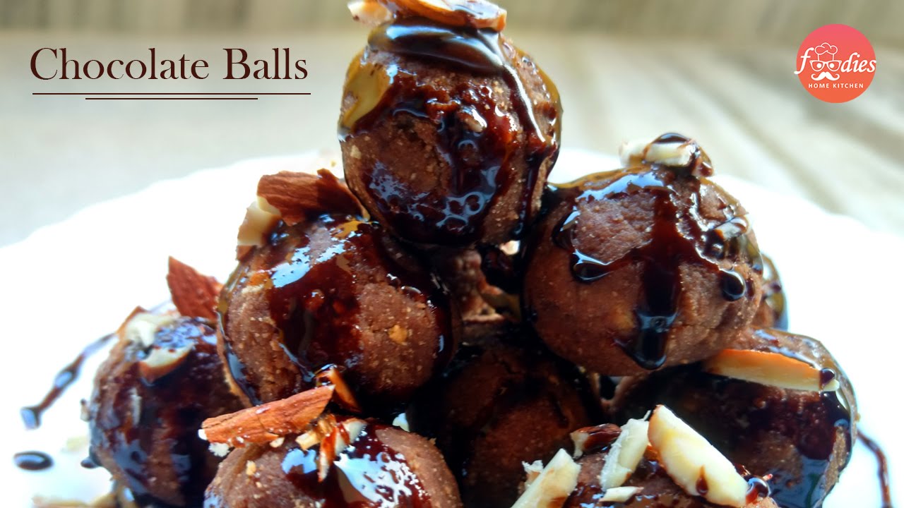 FOODIES HOME KITCHEN Chocolate Biscuit Balls Chocolate Desert