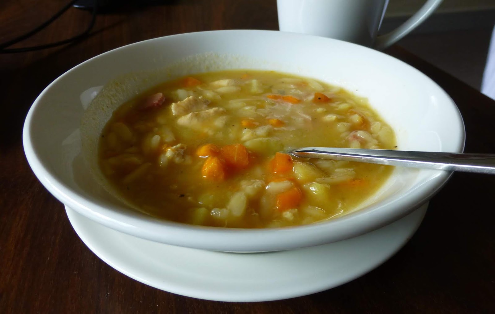 Recipe: chicken, ham and vegetable soup