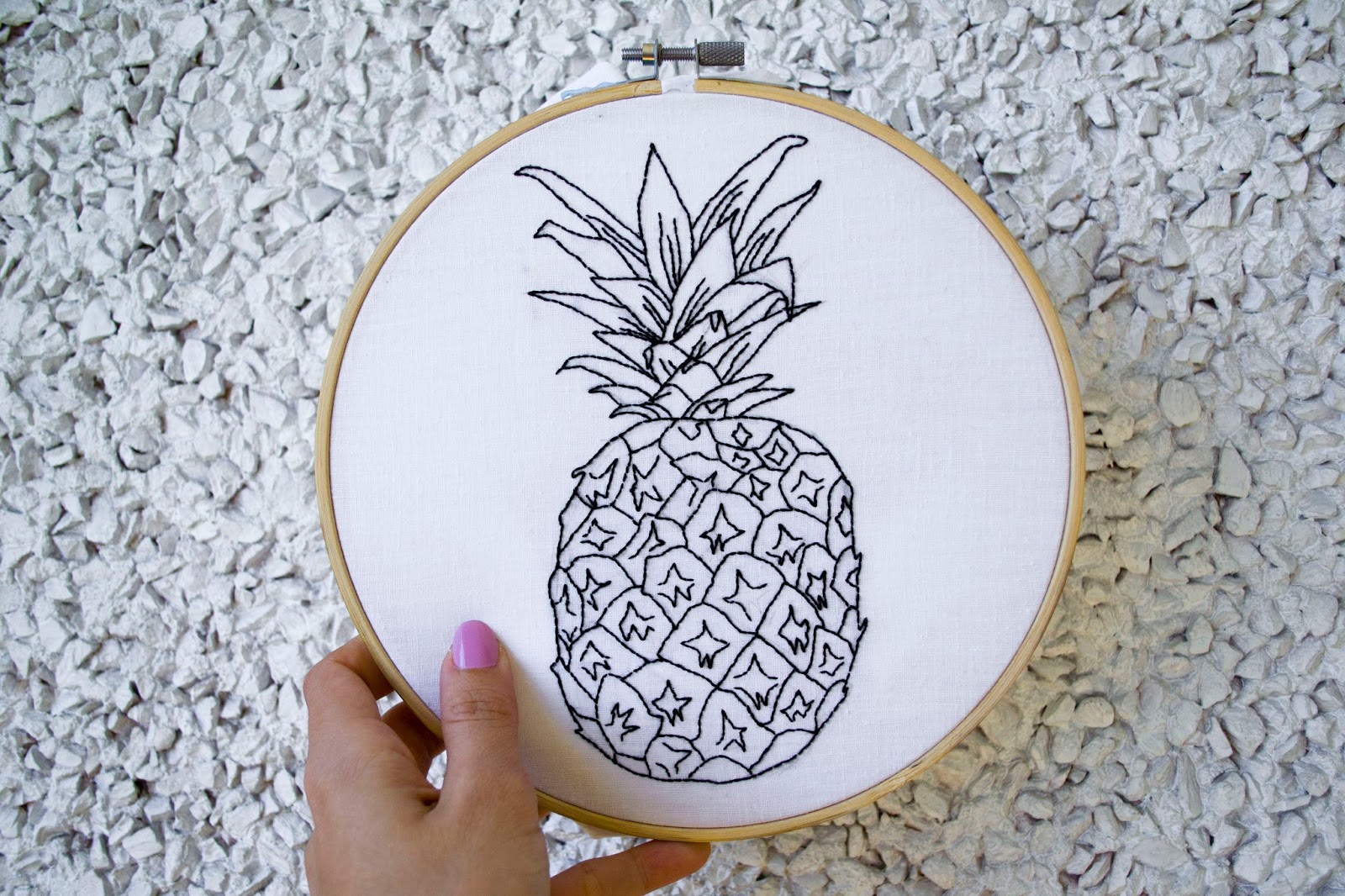 Pineapple embroidery  forever rented Pineapple embroidery  forever rented