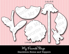 Die-namics MPD Dandelion Stems and Toppers