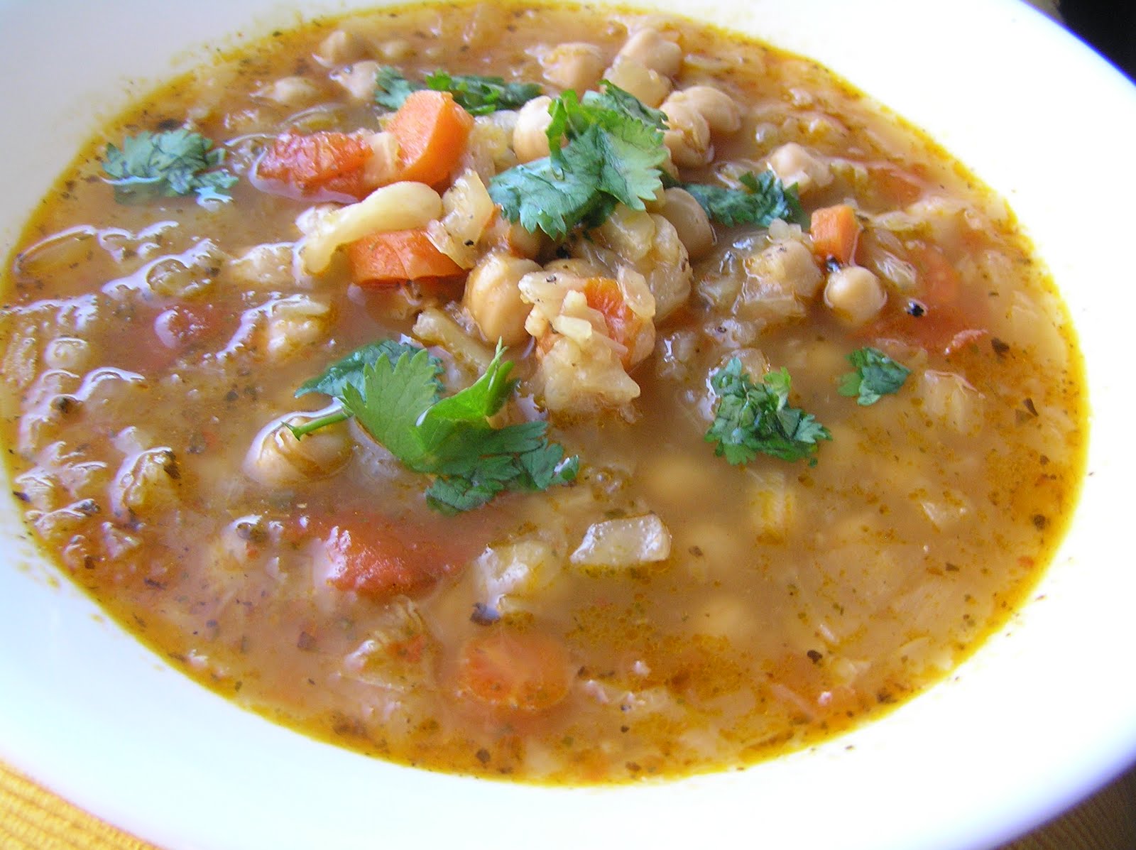 The Melting Pot: Cabbage and Chickpea Soup