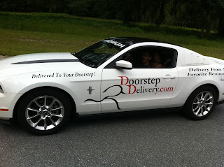 First Picture of Doorstep Delivery Mustang