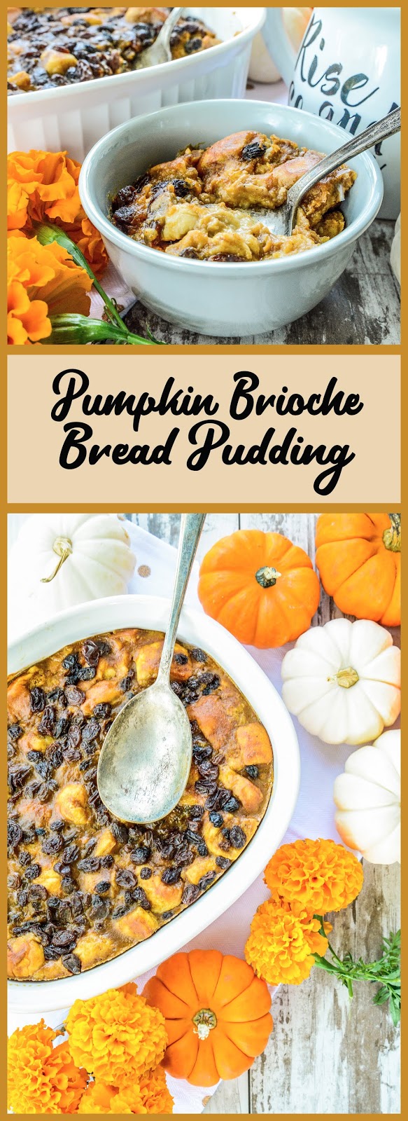 Pumpkin Brioche Bread Pudding