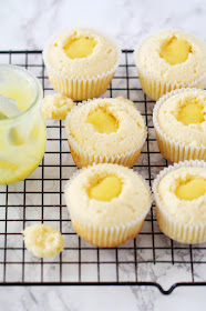 These lemon curd cupcakes are the perfect balance of sweet and tart, and so delicious! 