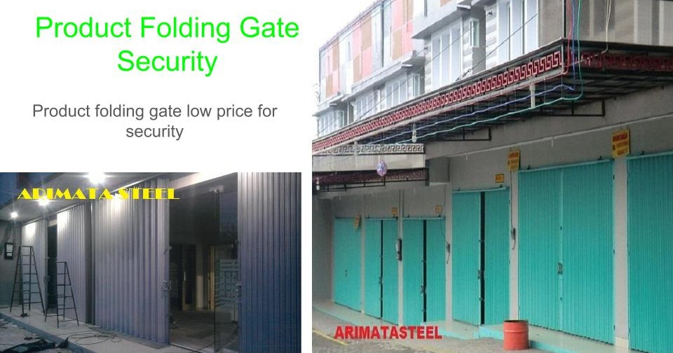 Harga Folding Gate Depok Rolling Door Industri Otomatis Jual Permeter