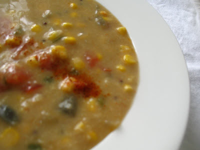 Indian-Style Spicy Cream of Corn Soup