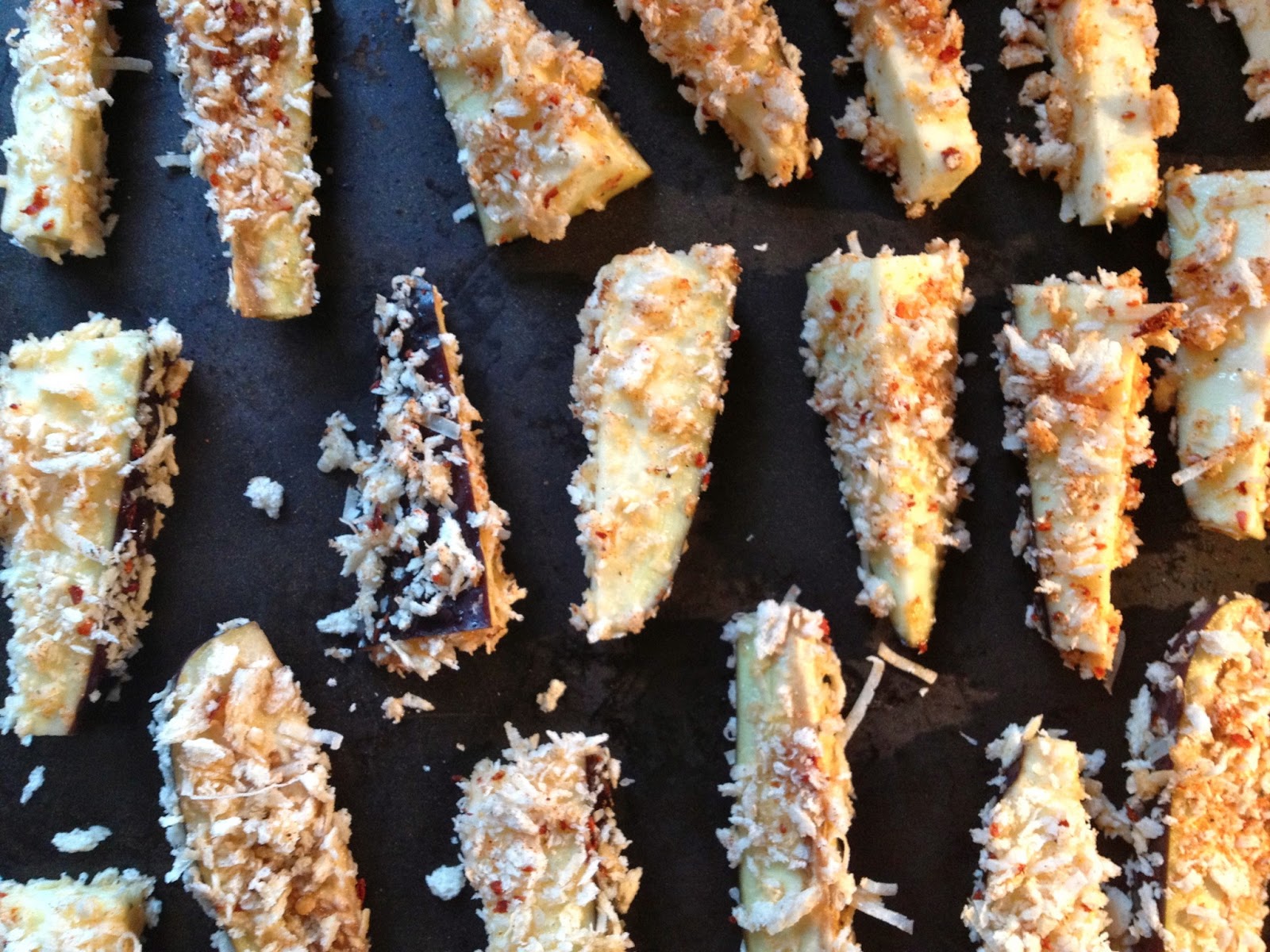 Pippa's Cookarama Aubergine 'Chips'