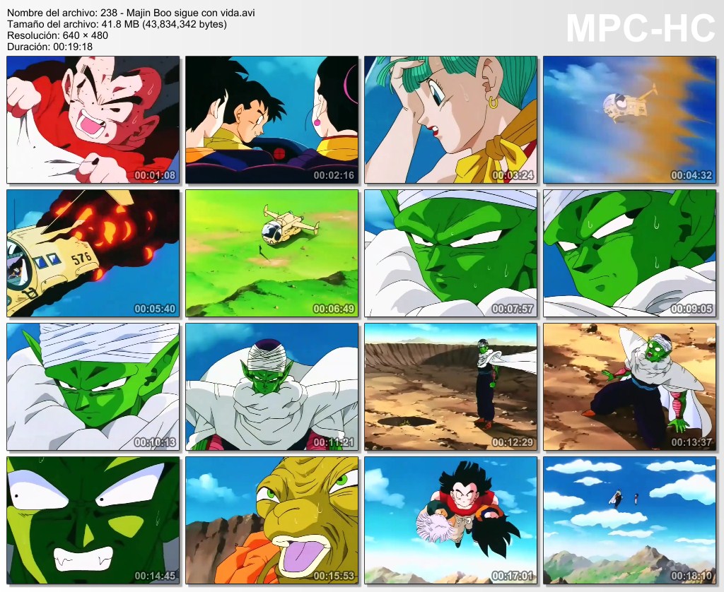 Todo Dragon Ball En Hd Dragon Ball Z Capitulo 238 Majin Boo