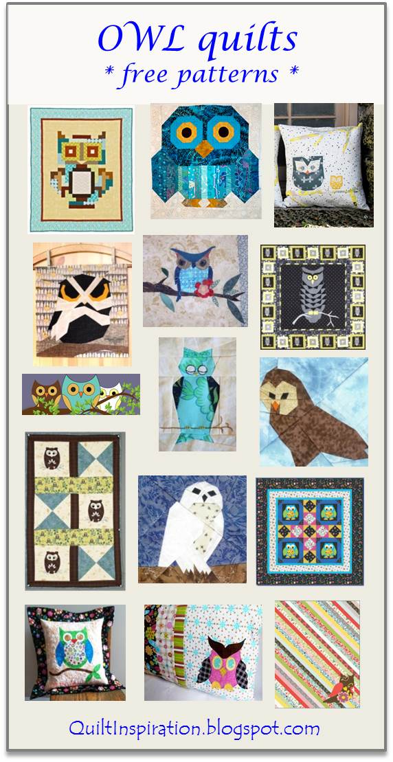 Quilt Inspiration Free Pattern Day Owls