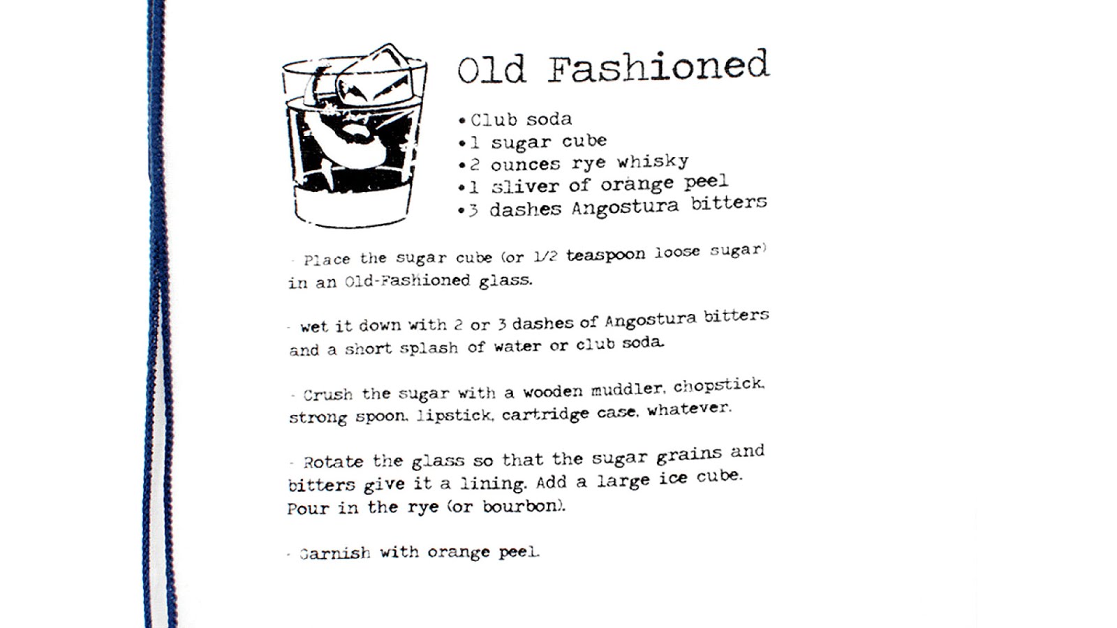 Old Fashioned Recipe Sugar Cube Recipe Choices