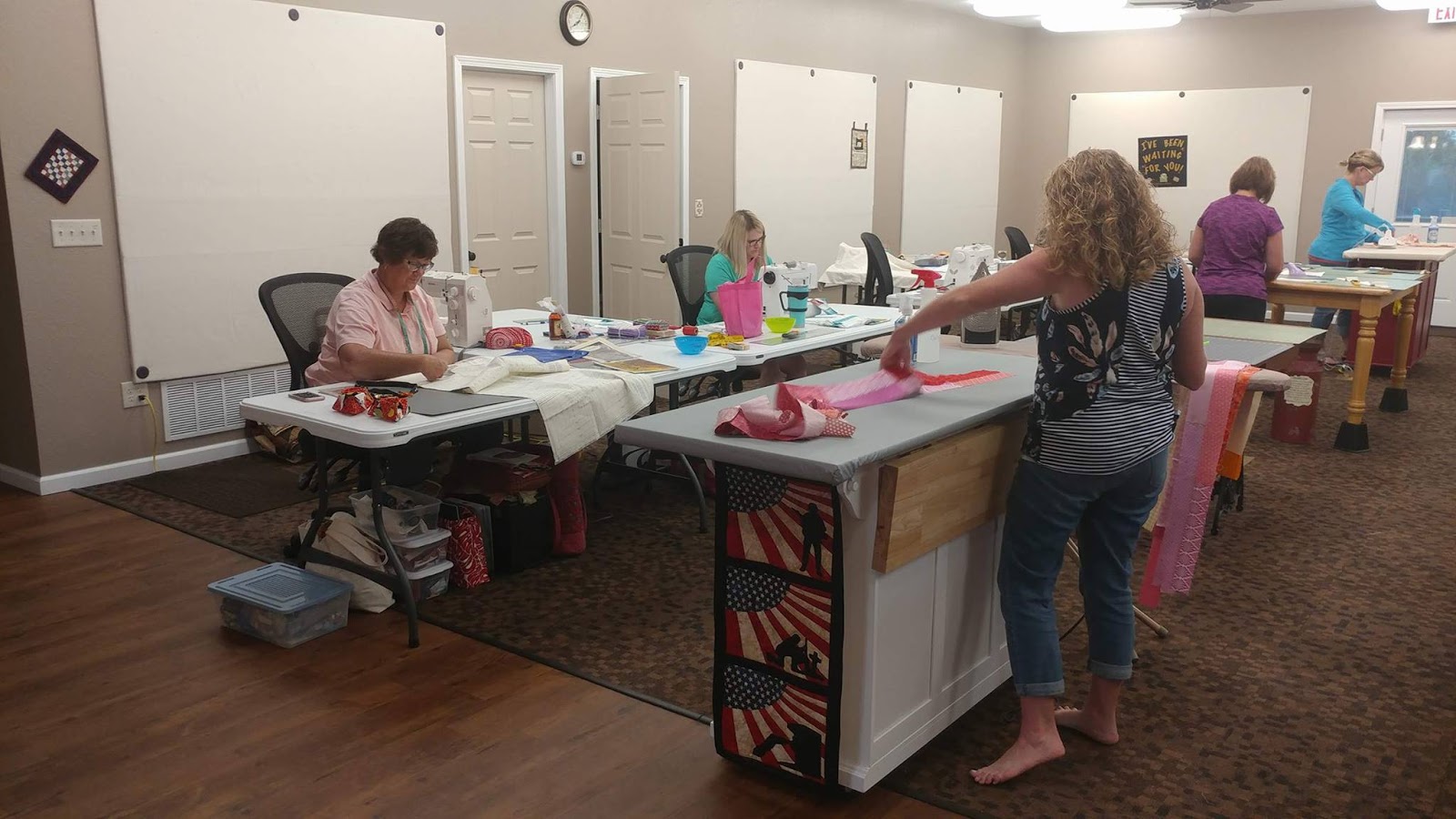 Slice of Pi Quilts Retreat Sewing