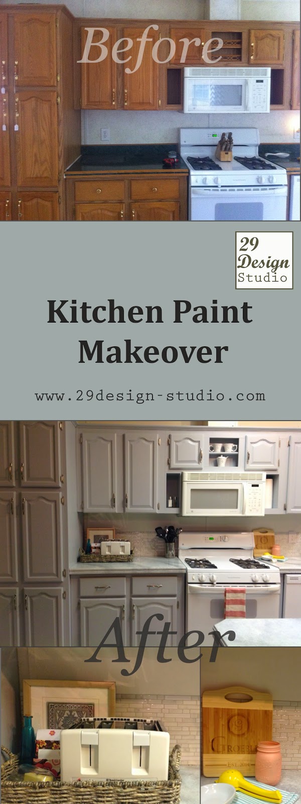 29 Design Studio BlueGray Kitchen makeover