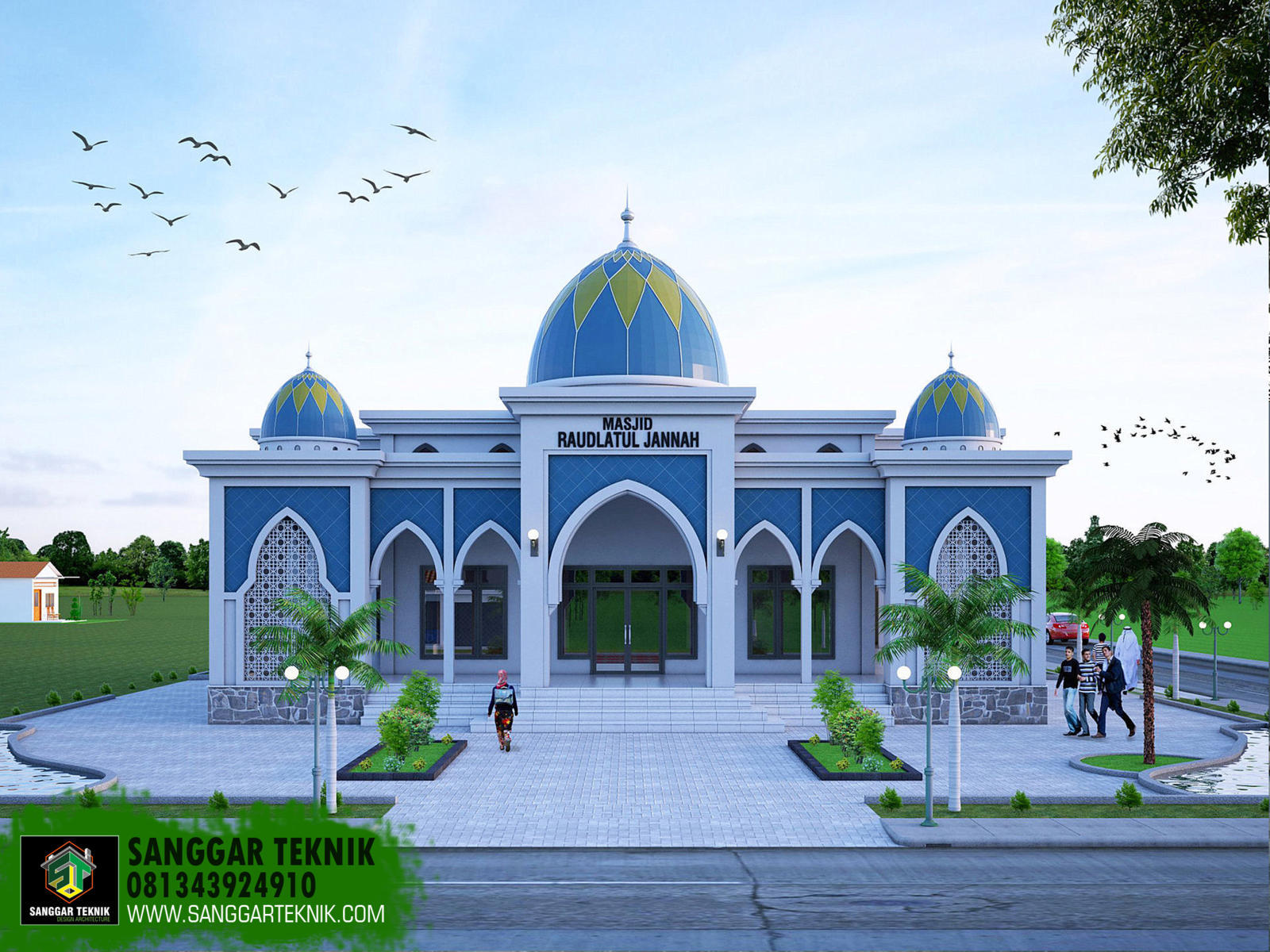 Inspirasi 30+ Gapura Masjid Modern, Gambar Gapura