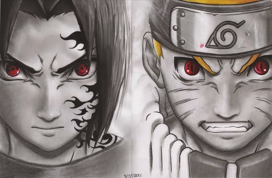 naruto gambar naruto Vs sasuke