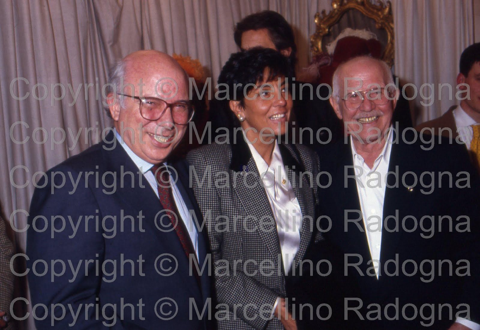 Marcellino Radogna Fotonotizie per la stampa Paolo Cirino Pomicino con la moglie Wanda e