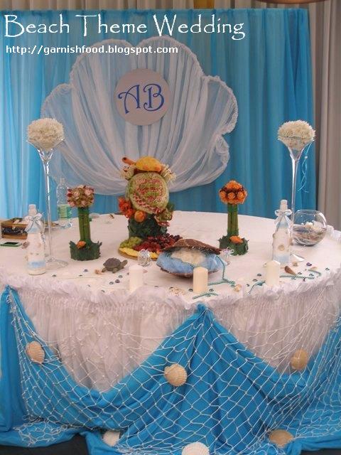 beach theme wedding decoration fruit carving display watermelon carving display for beach theme wedding
