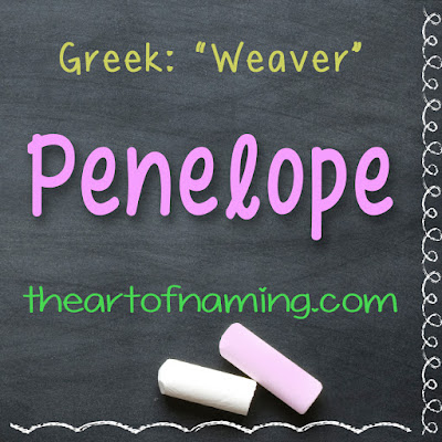 Penelope is a Greek Name for Girls that is very popular in the US today.