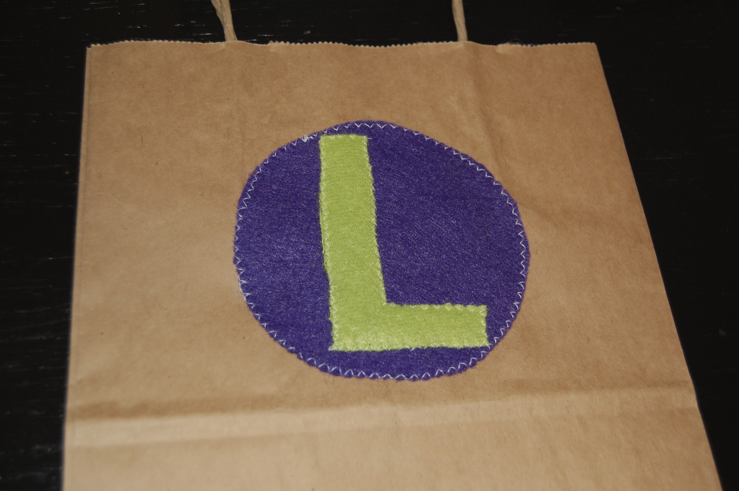 Get Your Stitch On! Personalized gift bag tags...