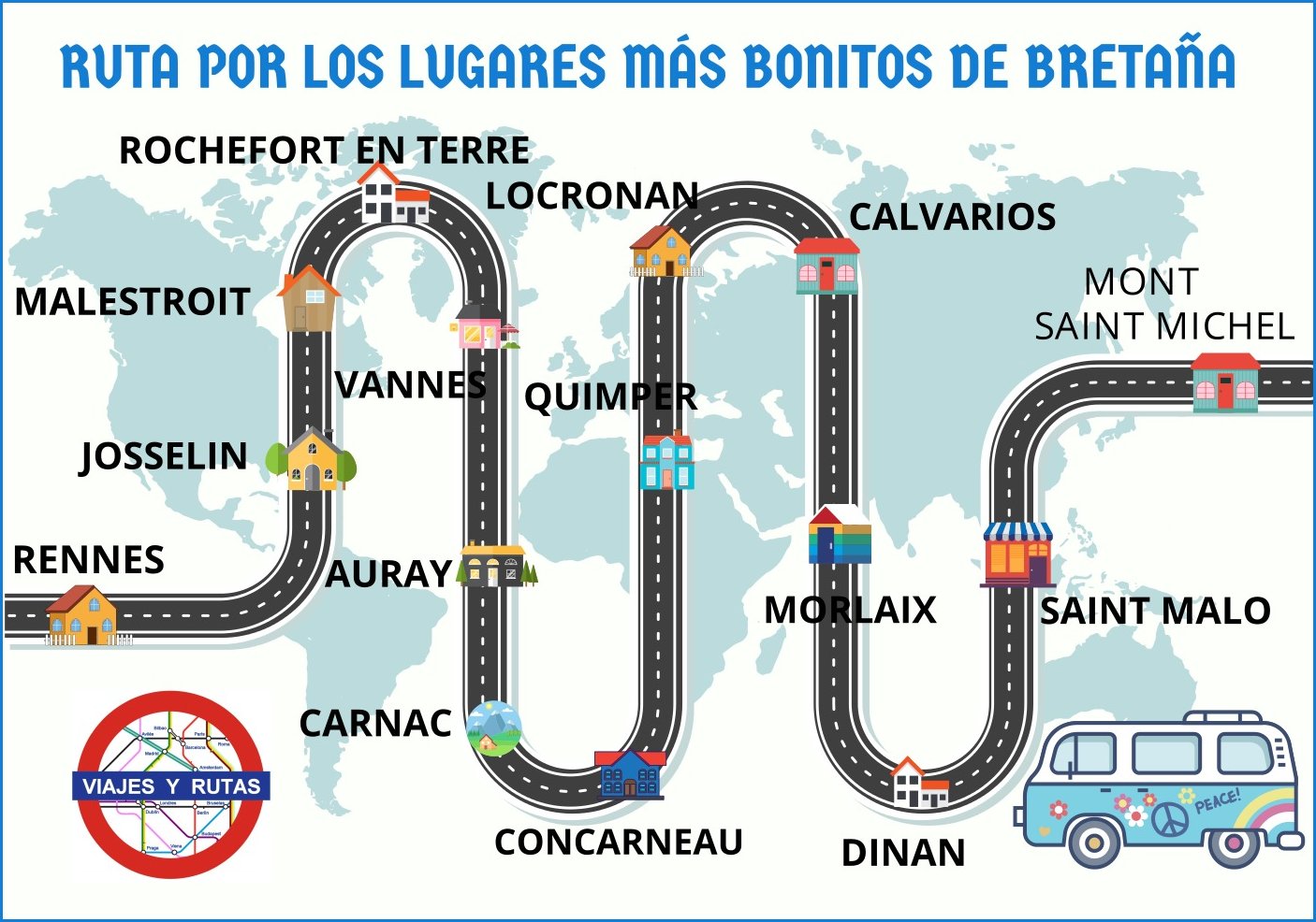 Ruta en coche por los lugares más bonitos de Bretaña