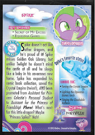 My Little Pony Spike Series 3 Trading Card