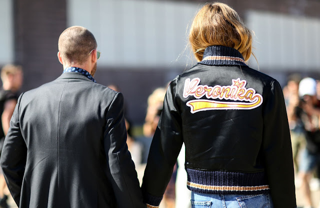 Jackets with back message