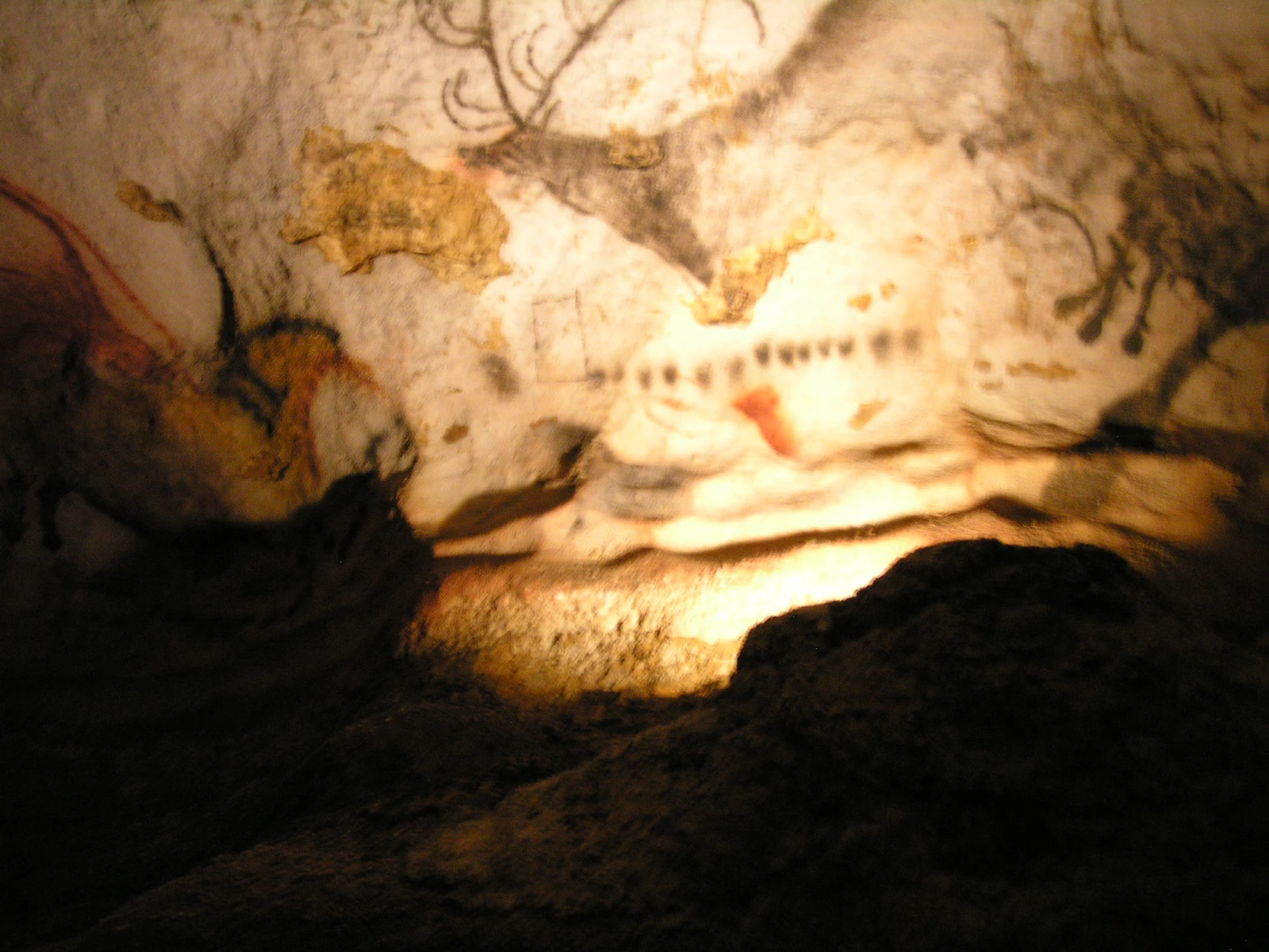ラスコー洞窟の鹿の壁画