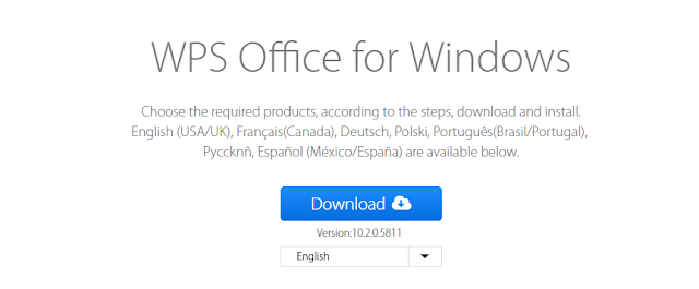 free wps office for windows download