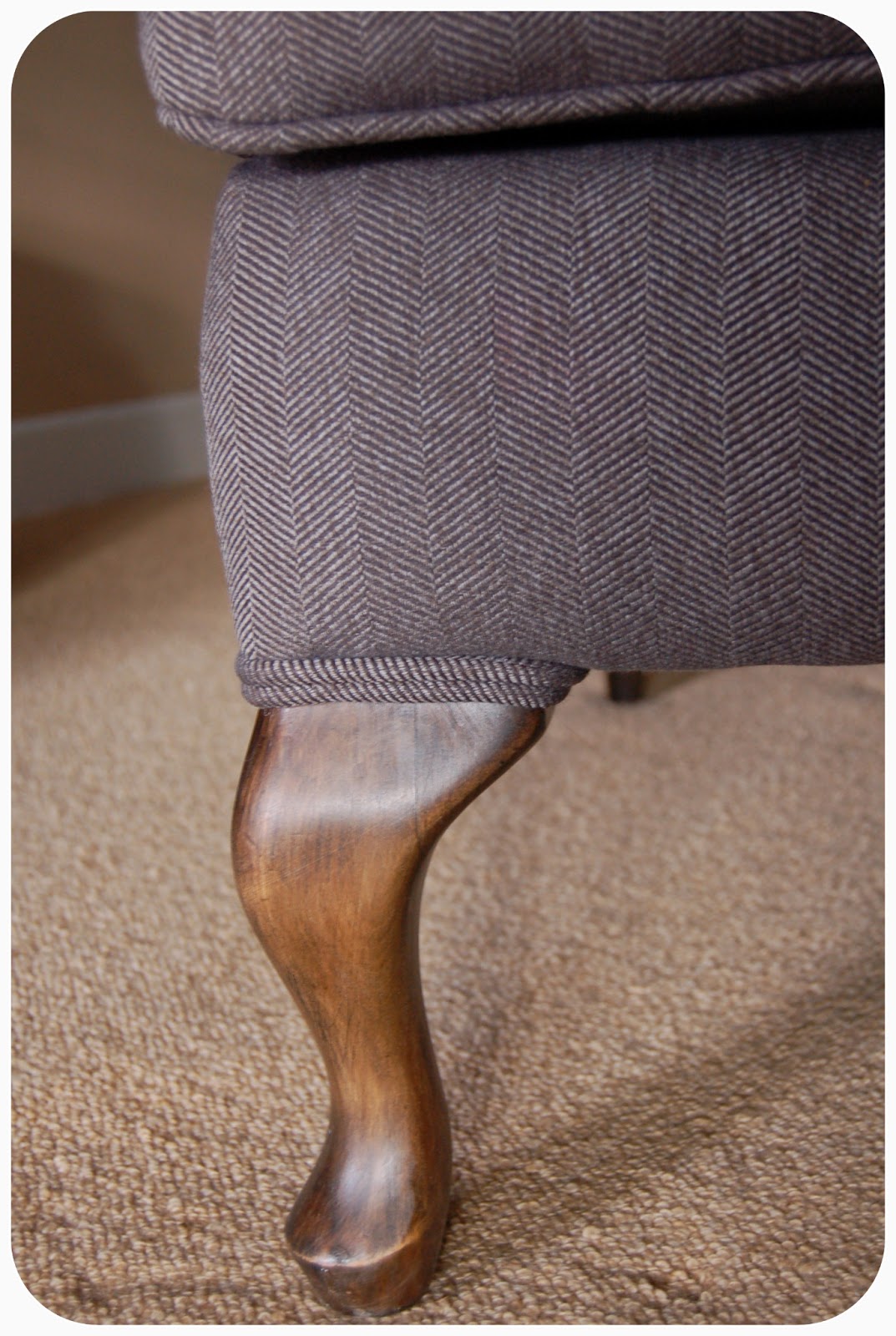 Interior Groupie: Living room chair - after!