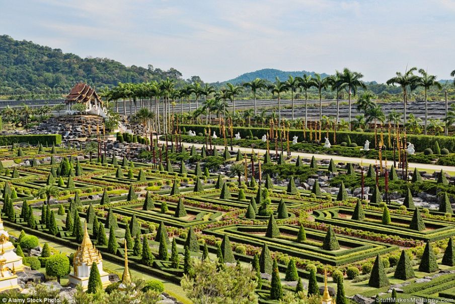 4. Nong Nooch Tropical Botanical Garden in Thailand.