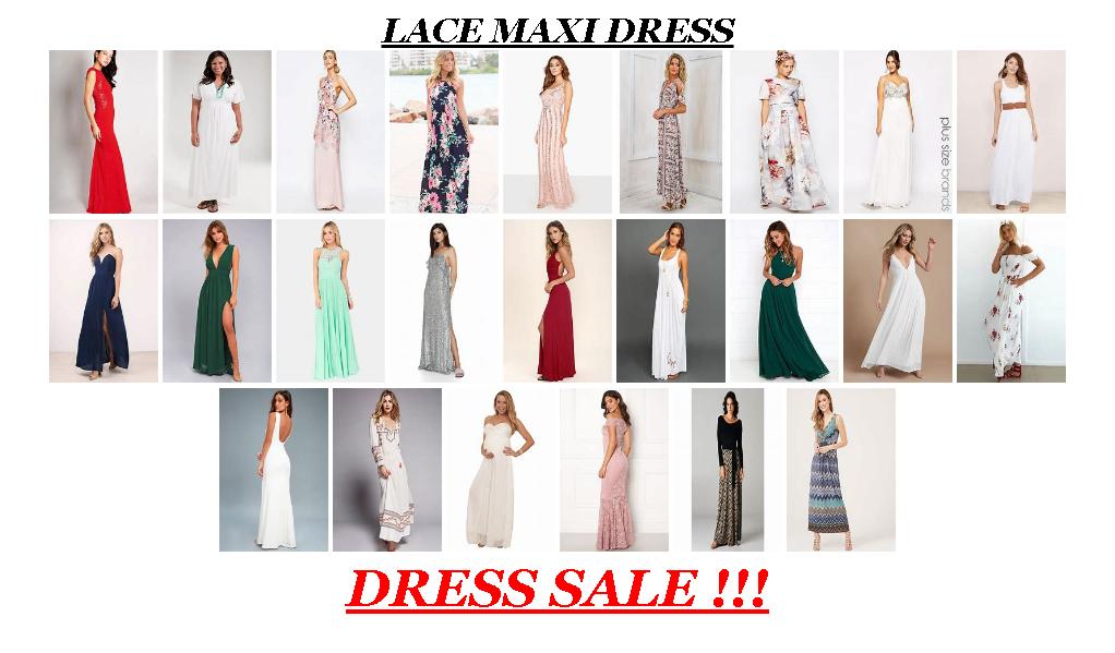 Huge Sale Online - Lace Maxi Dress
