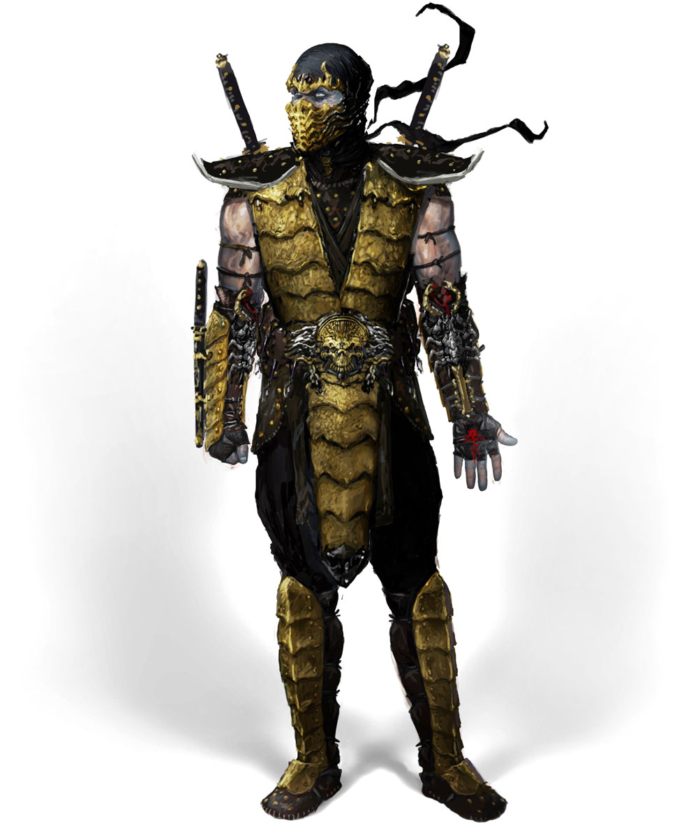 Как одевается скорпион. Скорпион (Mortal Kombat). Скорпион МК 9. Скорпион MK 9 арт. Скорпион из мортал комбат.