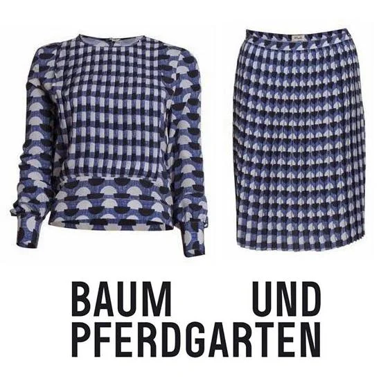 Baum und Pferdgarten Pleated Skirt and Top