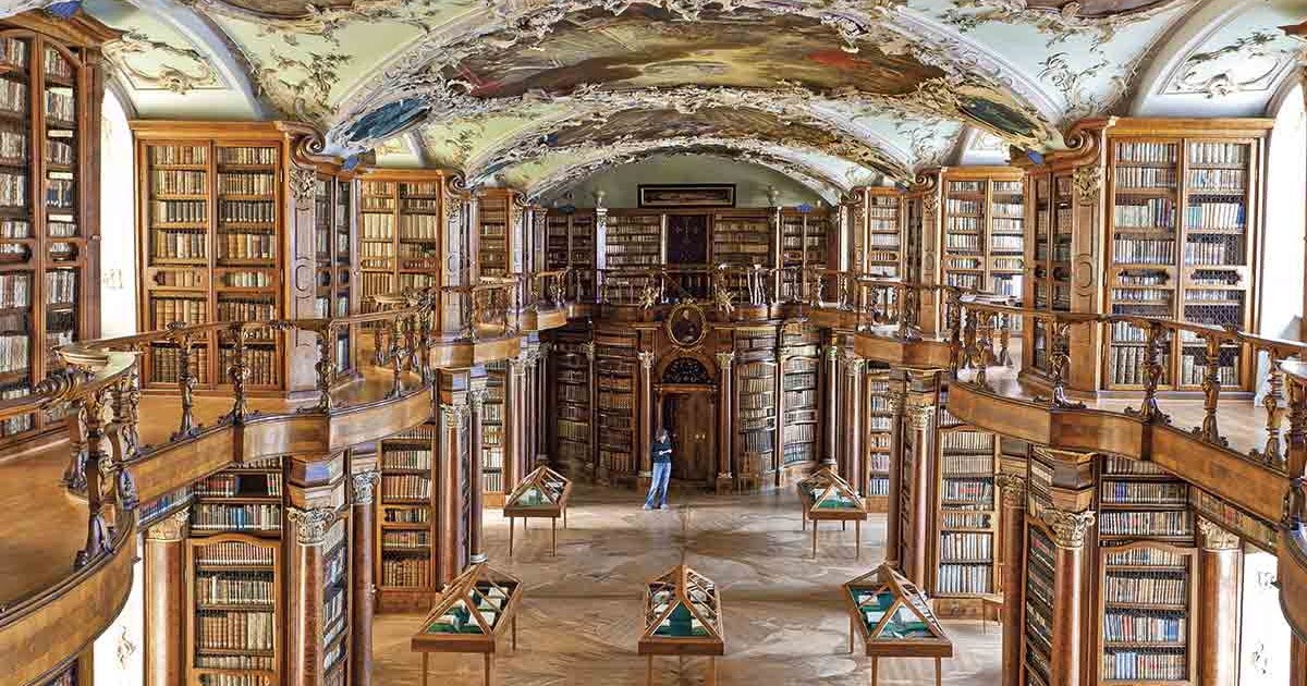 Библиотека 7 букв. Библиотека монастыря Святого Галла в Швейцарии. Тумбочка great Library.