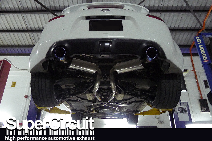 SUPERCIRCUIT Exhaust Pro Shop: Nissan 370Z Catback Exhaust Custom