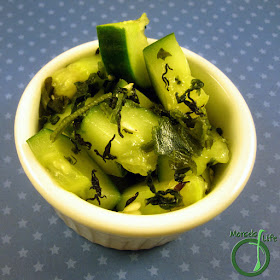 Morsels of Life - Seaweed Cucumber Salad - Crisp cucumber, smooth sesame oil, tangy vinegar, and tantalizing seaweed makes for an unforgettable summer dish.
