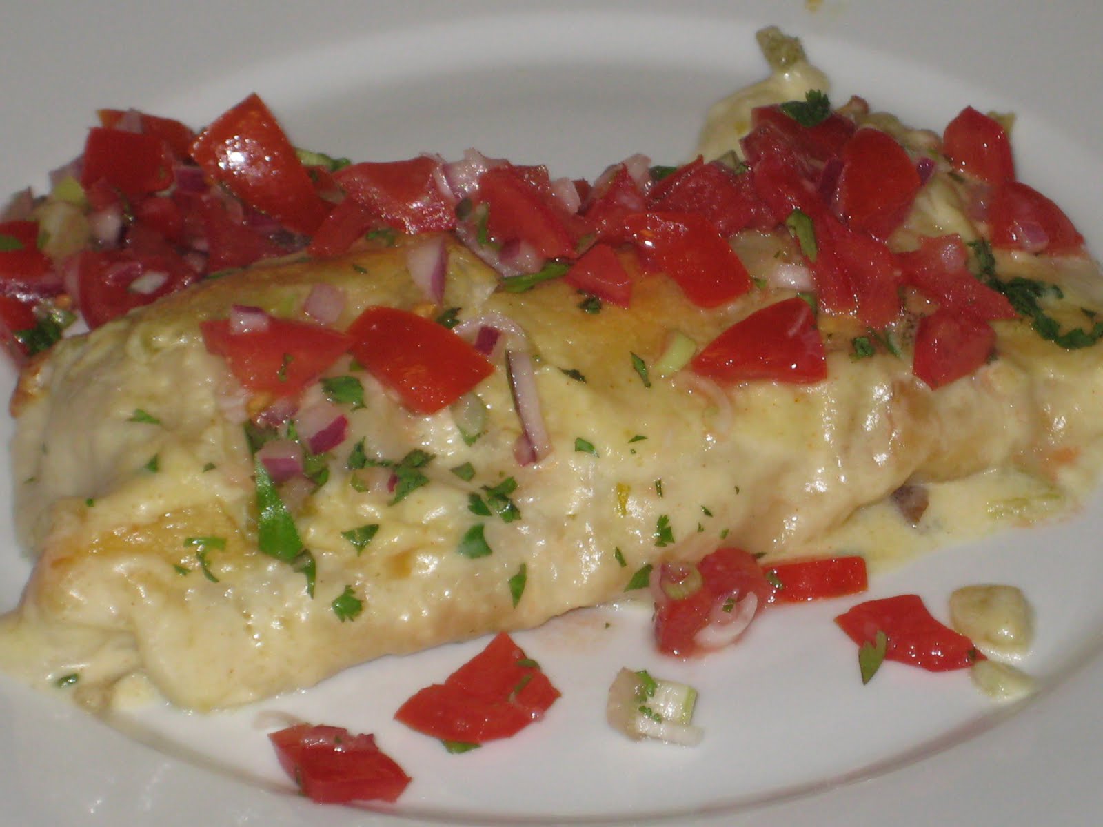 White Chicken Enchiladas